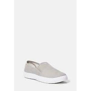 NEW JUSTFAB Alice Women's Size 7 Shoes Grey Slip O